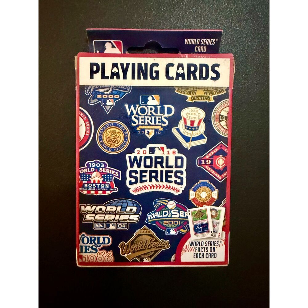 2016 World Seriers MLB Playing Cards NEW